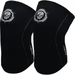 Jupiter kniebandagen gewichtheben,für Kraftsport kniebeuge,knieschoner krafttraining, Knee Sleeve aus 7 mm Neopren, Unisex