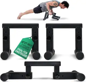 Liegestütze-Griffe [3-in-1] - Griff einstellbar für Calisthenics, Handstand & Pu