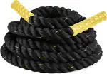 Ultrasport Battle Rope, Seillänge 3,8 cm Durchmesser, hochwertiges Schlagseil für Kraftausdauer & Muskelaufbau, Schwungseil für effektives Ganzkörpertraining & Functional Training