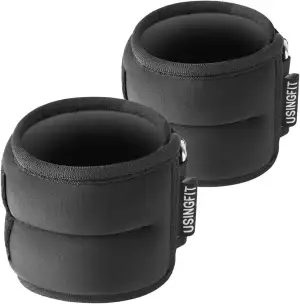 USINGFIT gewichtsmanschetten fuß gewichte für beine und arme 2 * 0,5Kg / 2 * 1Kg / 2 * 1,5Kg / 2 ...