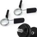 Hantelverschluss 25/28/30 mm – 2er Set Klemmen mit Gummigriff, Federverschluss Schnellverschluss ...