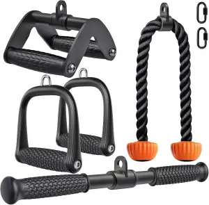 SELEWARE Handles for Cable pulls, Cable pulls kabelzug LAT pulldown bar, kabelzu