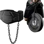 TAVIEW Dip Gürtel mit Kette Gewichteter Gürtel für Pullups mit Heavy Duty Dip Gürtel mit Kette