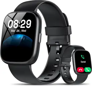 Smartwatch Herren Damen, 1.83" Smart Watch mit Alexa/Bluetooth Anrufen, 120+Spor