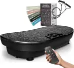 Sportstech Vibration Plates VP250 & VP275 Curved Slim Design Smart LED & App Control Fat Burning & Muscle Building Quiet Motor Pre-Installed Programs & Yoga Bluetooth