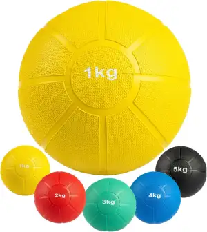 MATCHU -Medizinball | Medicine Ball | Vollgummi | Erhältlich in 1kg, 2kg, 3kg, 4kg und 5kg