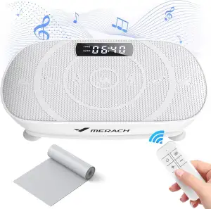 MERACH Vibrationsplatte, Leistungsstarke Vibrationsplattform für Ganzkörpertrain