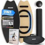 NEOLYMP Balance Board Holz – Gleichgewichtstrainer für Erwachsene & Kinder – rutschfest & bis 210...