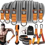HPYGN 300lbs Resistance Bands Widerstandsbänder, Fitnessbänder Expander Tube Bands, Widerstandsbä...