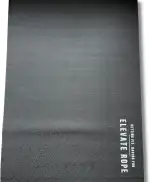 Elevate Rope - Tragbare Springseilmatte inkl. Tragetasche - Große Größe rutschfeste Übungsmatte - Innen-/Außen-Springseil Matte - 6MM Dick