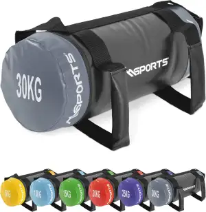 MSPORTS Power Bag Premium 5-30 kg Fitness Bag - Sandsack für Functional Fitness Gewichtssack
