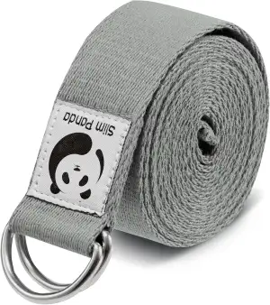 Slim Panda Baumwolle Yoga Gurt - Praktisches Yogagurt Zubehör für Dehnen und Fit