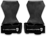 Gymreapers Gewichthebergriffe (Paar) für schweres Powerlifting, Kreuzheben, Rudern, Klimmzüge, mit Neopren gepolsterte Handgelenkbandagen Unterstützung und starken Gummihandschuhen oder Riemen für