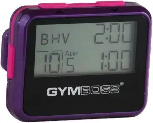 Gymboss Intervallzeitgeber Und Stoppuhr VIOLETT/PINK METALLIC-Hochglanz