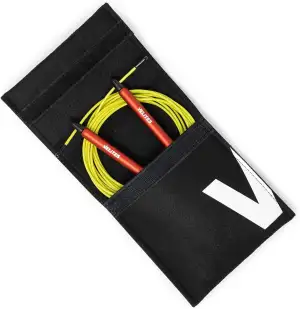 Velites Springseil Sport Vropes Fire 2.0 Ideal für Crossfit, Fitness, Boxen - Profi Jump Rope für Double Unders - Eloxiertes Aluminium