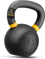HQ Germany® Kettlebell Powdercoat [2-32kg/Sets] - Gusseisen Kettlebell Set mit ±2% Gewichtstolera...