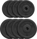 GORILLA SPORTS® Hantelscheiben - Einzeln/Set, 1,25kg, 2,5kg, 5kg, 7,5kg, 10kg, 15kg, 27,5kg, 30kg...