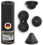 NEOLYMP Faszienrolle Set – 5-in-1 Massage-Set für Rücken, Nacken und Füße – EPP-Hartschaum, platzsparend in der Rolle verstaut – Triggerpunktmassage & Regeneration (Faszienrolle Set | 5 in 1)