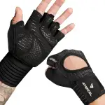 ATERCEL Fitness Handschuhe Herren Damen, Trainingshandschuhe Krafttraining Handgelenkband Handsch...