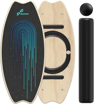 Sportneer Balance Board Erwachsene – 7-in-1 Surfin Balanceboards & Wackelbrett H