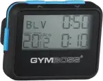 Gymboss Intervallzeitgeber Und Stoppuhr SCHWARZ-BLAU SOFTBESCHICHTUNG