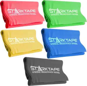 Starktape Widerstandsband-Set 3er- oder 5er-Pack professionelle elastische Bände