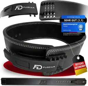 Profi Gewichthebergürtel Full Power Design Herren & Damen [Schnellverstell] Hebe