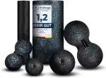 Faszienrolle Faszienball Selbst-Massage Set blau 6teilig – Faszien-Set für Rücken, Wirbelsäule, P...