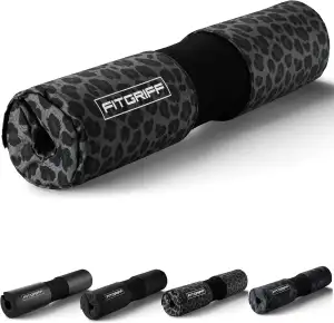 Fitgriff® Langhantel Polster, Hip Thrust Pad mit Klettverschluss - Hantel Nacken