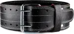Fitgriff® Gewichthebergürtel aus Leder - Powerlifting Gürtel für Bodybuilding, Krafttraining, Gewichtheben - Leather Weightlifting Belt - für Damen und Herren