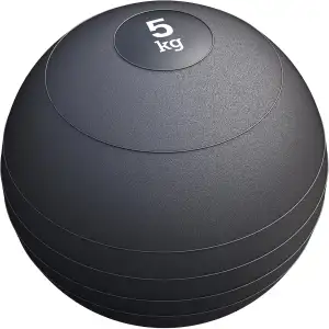 GORILLA SPORTS® Slam Ball - 3kg, 5kg, 7kg, 10kg, 15kg, 20kg Gewichte, Einzeln/Set, mit Griffiger Oberfläche, rutschfest, Schwarz - Gewichtsball, Fitnessball, Slamball, Medizinball, Trainingsball