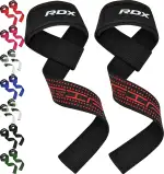 RDX Zughilfen Krafttraining Lifting Straps, 60CM Lang Profi Gym Bodybuilding Kreuzheben Gewichthe...