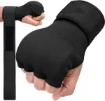 RDX Gel Innenhandschuhe Boxen MMA Muay Thai Training, Elastisch Boxbandagen 100cm Lang Handgelenkbandagen, Kampfsport Sparring Handbandagen Inner Boxing Gloves Punchingbälle Punchinghandschuhe