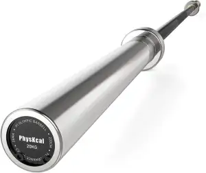 PhysKcal Olympia Langhantelstange 50mm | 20kg, 220cm | Weightlifting und Powerli