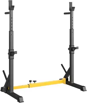 LIFERUN Squat Rack Hantelständer, Kniebeugenständer, verstellbare Langhantelabla