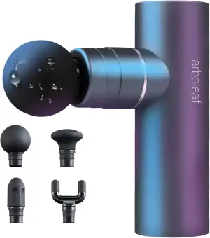 arboleaf Mini Massagepistole Massagegerät Massage gun, 3200rpm 0,47kg mit AI Stu