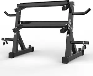 IMAYCC Verstellbarer Dreistöckiger 85x32x80/98x41x91 CM Hantelständer- Gewichtsl