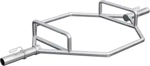 GORILLA SPORTS® Trap Bar - Olympia 50 mm, bis 270 kg Belastbar, mit 2 Federversc