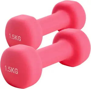 Train Hard® Hanteln Neopren 2er Set Kurzhanteln Frauen Hantelset Kleine Hantel K