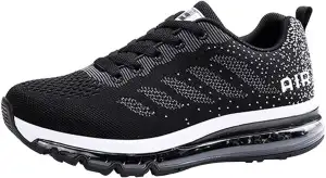 frysen Herren Damen Sportschuhe Laufschuhe mit Luftpolster Turnschuhe Profilsohl