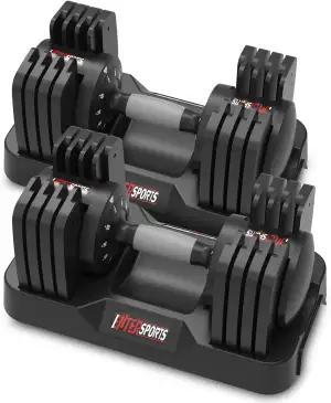 EnterSports 12kg/18kg/27kg Verstellbare Hanteln Einstellbare Platzsparende Hante
