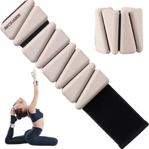 BECOJADDE Ankle Weights Set von 2 (Je 0.45kg / 0.9kg) für Frauen Männer Gewichts