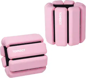 TOPESCT Verstellbare Handgelenkgewichte – 2er-Set (je 0,5 kg) | Tragbares Handge