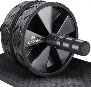 Amonax Bauchroller, bauchtrainer ab roller, bauchmuskeltrainer ab wheel set, mit