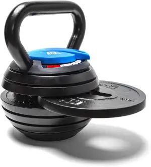 BRAINGAIN Verstellbare Smart Kettlebell 3-18kg | 7-in-1 Kettlebell mit 7 Gewicht