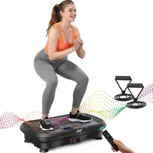 AXV Vibrationsplatte Testsieger 2025, Rüttelplatte Sport für Zuhause,Vibration P