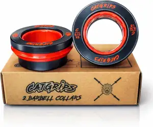 CatGrips Hantelscheiben Klemmen 50mm – Schnellverschluss Verschlüsse für Langhan