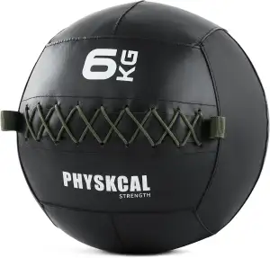 PhysKcal Medicine Wall Ball, weiche Leder-Slam-Bälle mit Gewicht für dynamische