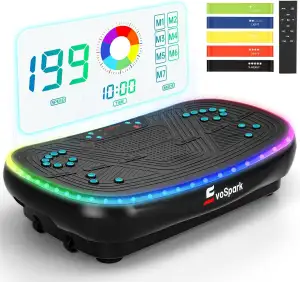Vibrationsplatte 4D PRO 7-in-1 Vibrationsplatte Testsieger 2025 mit 900W Dreifac