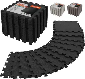 AIRHOP Bodenschutzmatte Fitness Matte Extra Dicke Bodenmatten, rutschfeste Schut